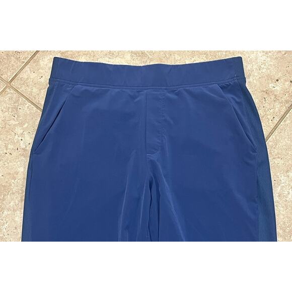 Athleta Endless High Rise Blue Travel Pants Women's Size 12 EUC NICE - Picture 4 of 5